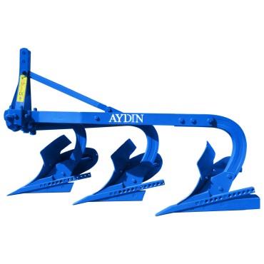 3 Row conventional plough with bar point 8 Inch