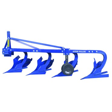4 Row conventional plough with bar point 8 Inch