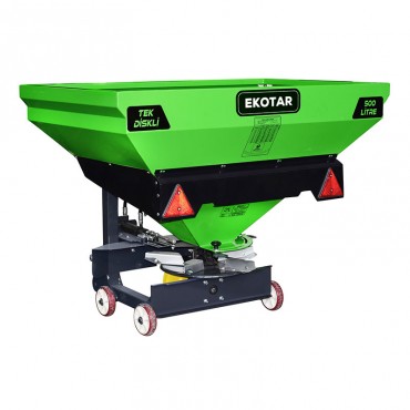 Ekotar Brand 500 lt Single Disc Mineral Fertilizer Spreader